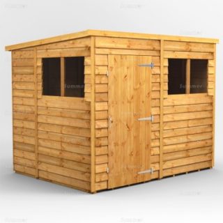 6 X 4' PENT SHED WITH WINDOWS