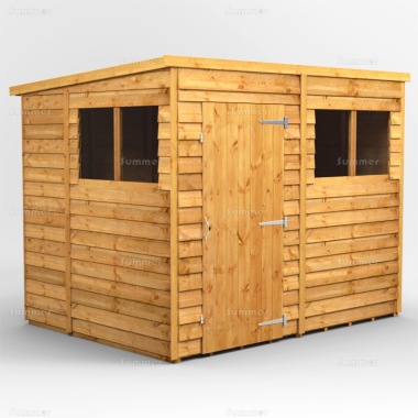 6 X 6' PENT SHED WITH WINDOWS